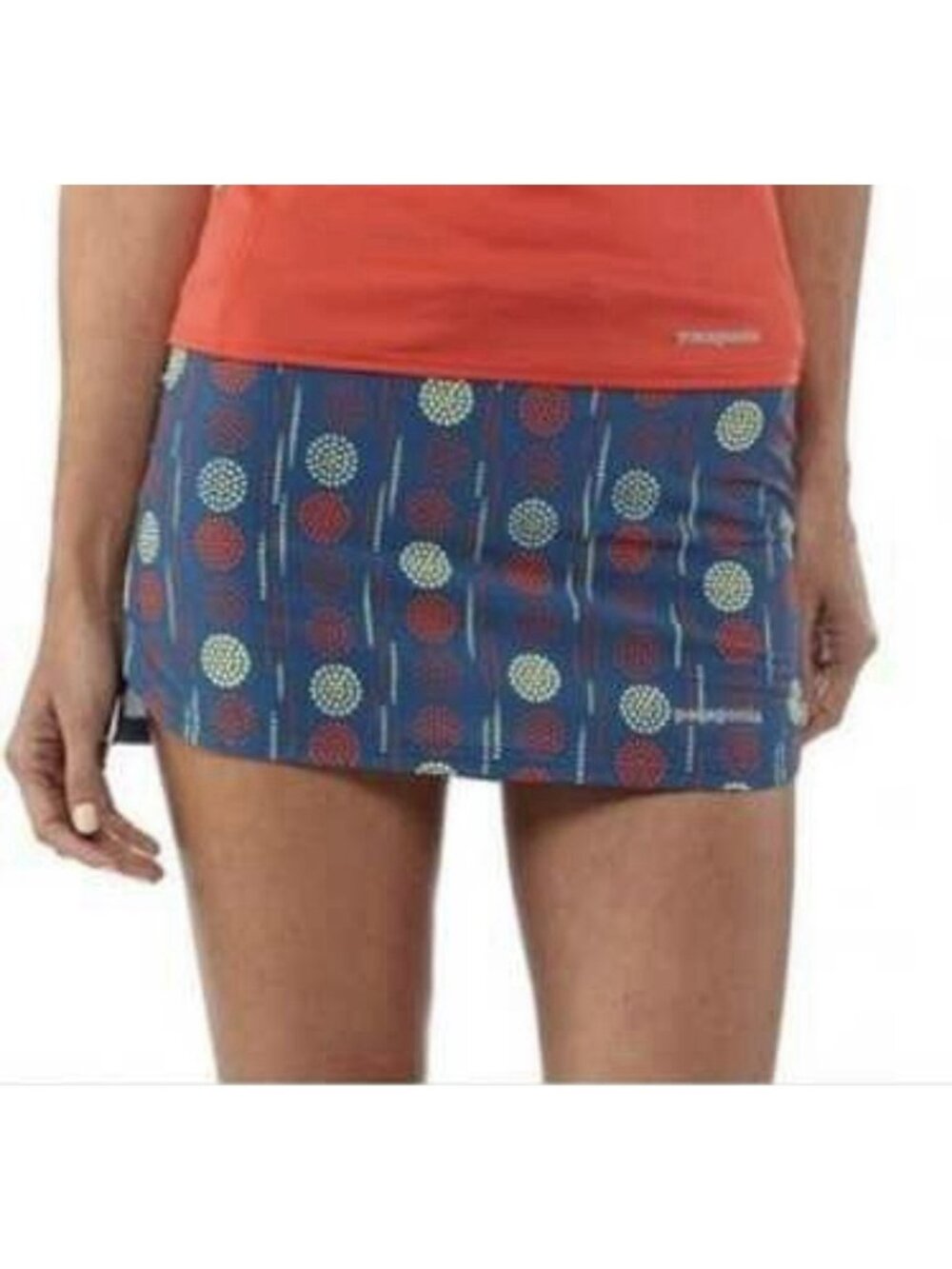Patagonia Nine Trails Running Active Skort Skirt With Shorts Liner Size Medium